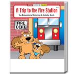 CS0195B A Trip To The Fire Station Coloring and Activity Book Blank No Imprint